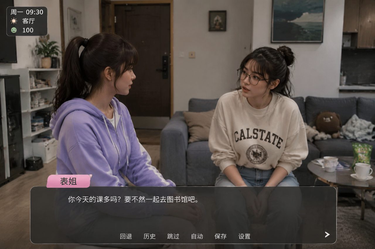 我的可爱表姐 剧情互动 玩法截图 3